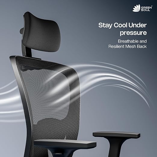 Green Soul Jupiter Superb Ergonomic Mesh Office Chair - High Back