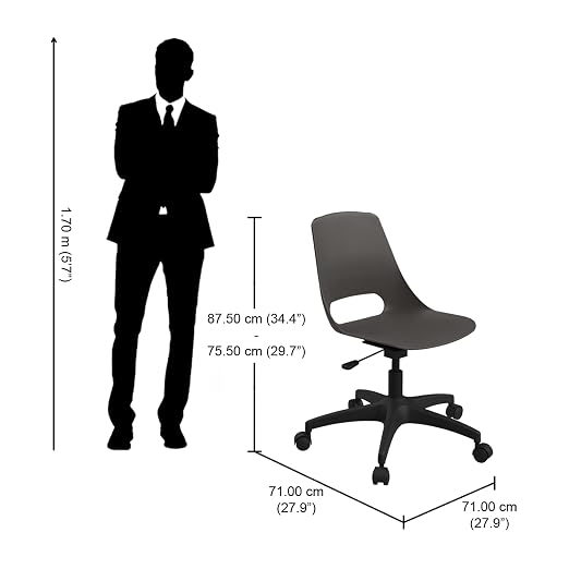 Interio by Godrej Shine 360 Office Chair - Grey