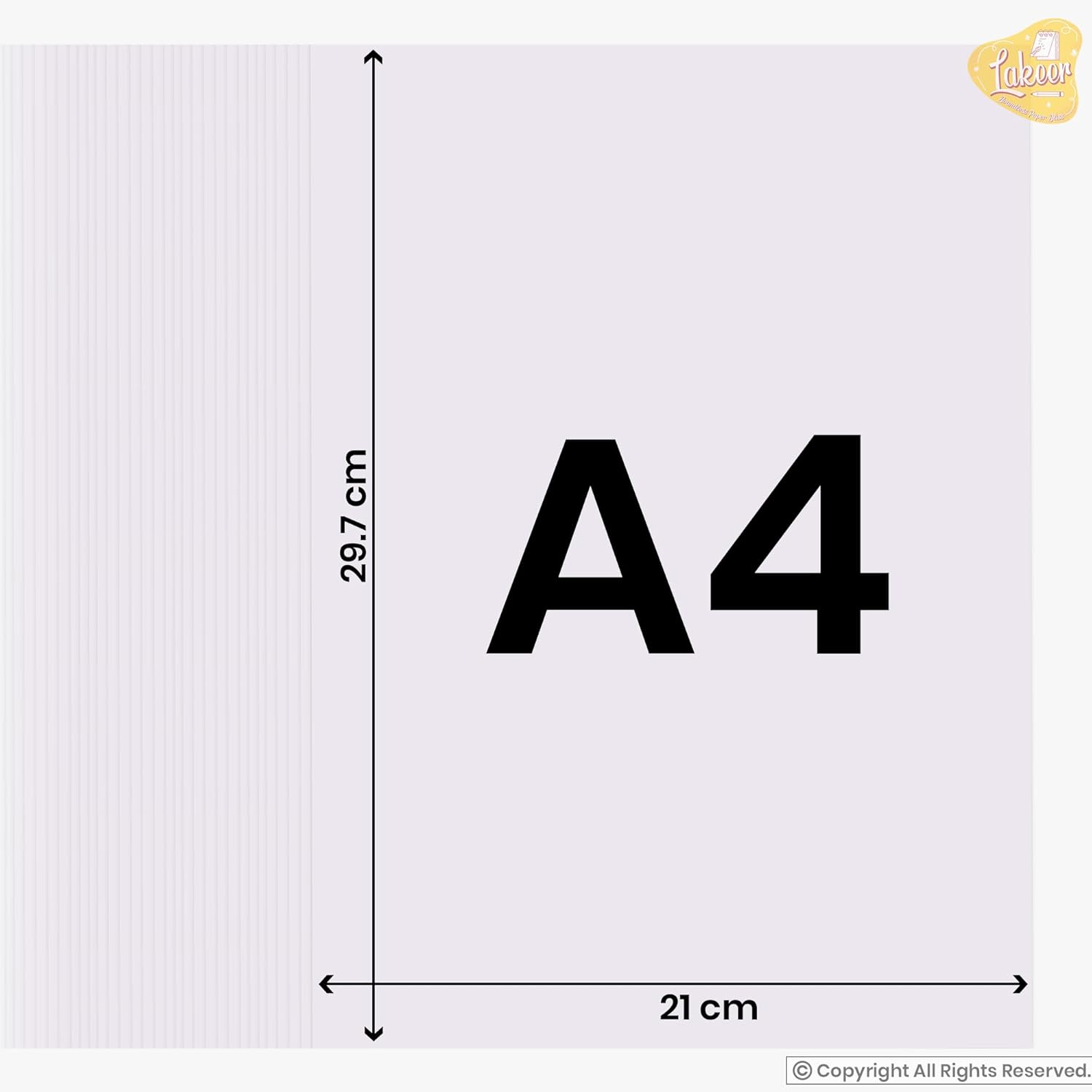Lakeer A4 Artist's Tracing Paper - Smooth Translucent Paper