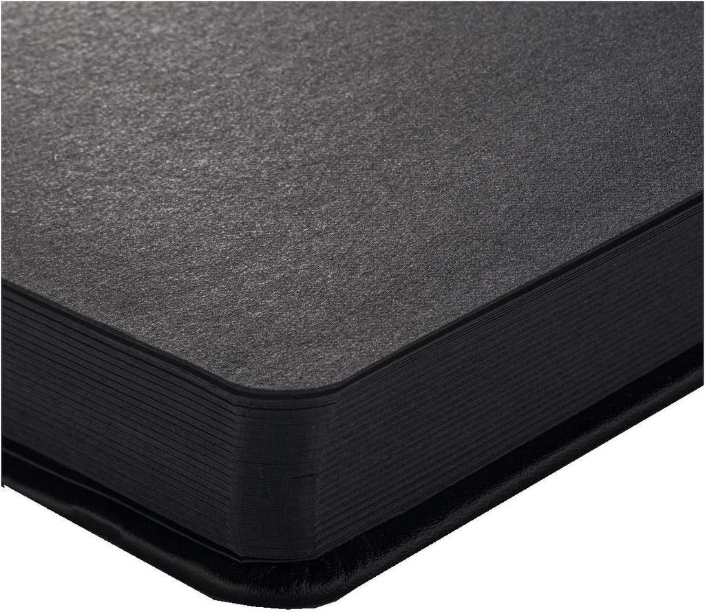 SAKURA Hardbound Sketchbook - 140 GSM Black Paper - 160 Pages - A5 (21 × 15 cm)